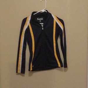 A girls Jumpsuit. Sweatshirt and sweatpants